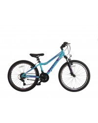 Bicicleta copii mtb CROSS Daisy 24 - Albastru | 8-10 ani